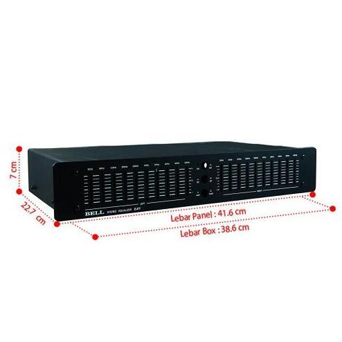 BOX EQUALIZER 20 CHANNEL E-21 BOX E21 E-21 BOK TONE EQUALIZER