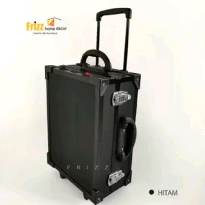 BEAUTY CASE KOPER MAKE UP ARTIST (MUA) FULL FRAME LED 3 WARNA&TUTUP AKRILIK
