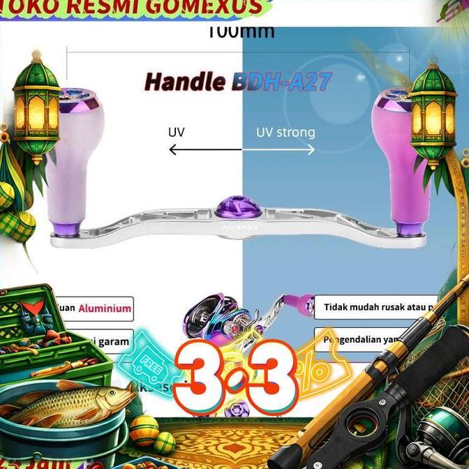 Tsurizao- (Heavy Game) Gomexus Bdh-A27 Twin Handle Reel Bc Heavy Duty Dan Big Game Serat Aluminium 1