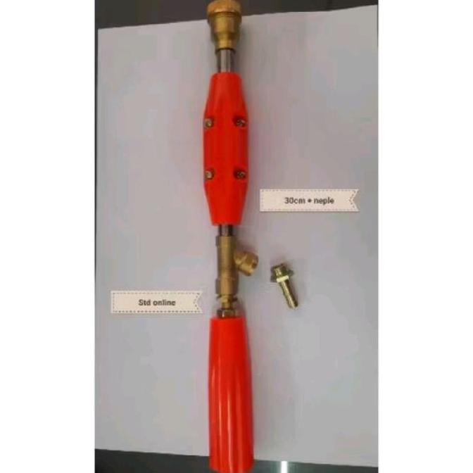 Kirimkirim- Stik Gun Cuci Motor 30Cm + Neple Stik Sprayer Gun 30Cm