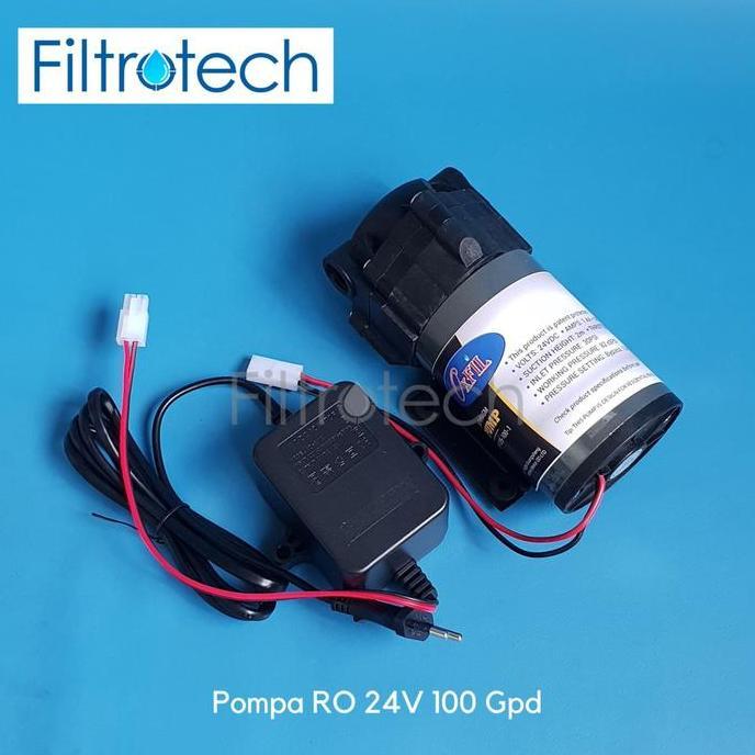 Cucina- Pompa Ro 24V Booster Ro Pump 24V / Pump Ro 24V + Adaptor + Fitting