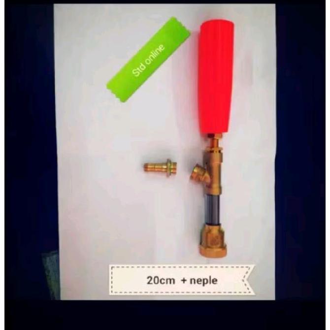 Kirimkirim- Gun 20Cm Stik Sanchin + Neple  Gun Stik Cuci Motor 20 Cm