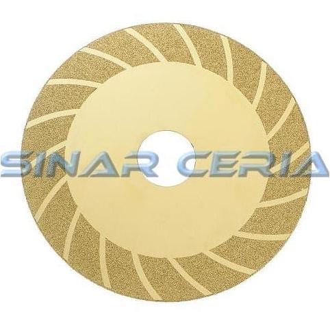 MATA DIAMOND KUNING POLOS 100MM 4" BATU POTONG GERINDA DISC MDK-01