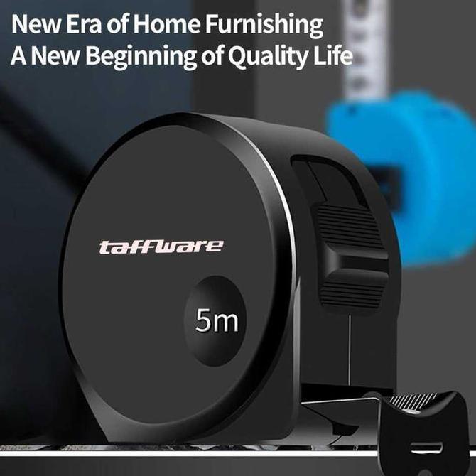 Hiyahiya- Taffware Dong Sheng: Meteran Roll Presisi Dengan Sistem Pengunci, Ergonomis & Tahan Lama