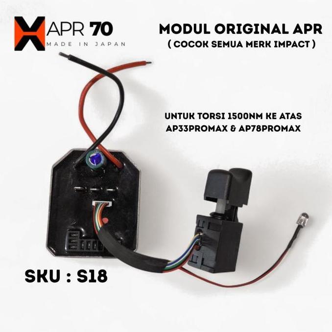 MODUL IMPACT STANDART JUMBO 1/2inch 1500NM-1800NM UNIVERSAL HIGH QUALITY APR JAPAN ORIGINAL S18-S07