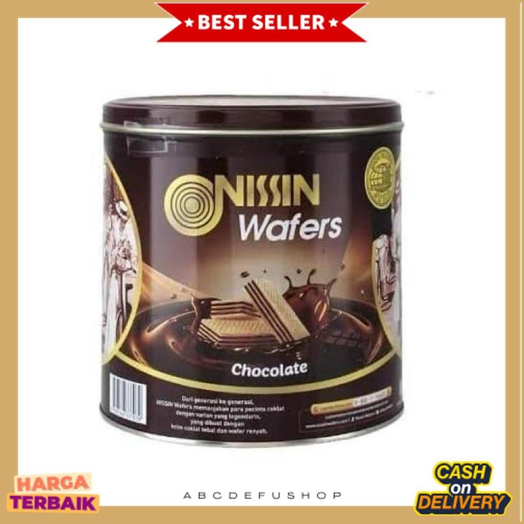 Terlaris Nissin Wafer Chocolate Wafer Coklat Murah Roti Lebaran Kue Kering