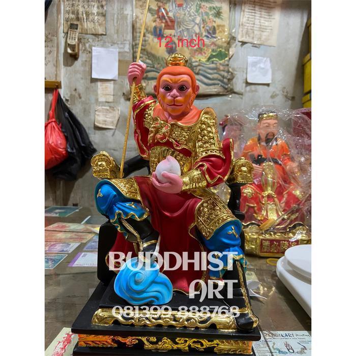 Patung dewa tai sing kong sun wo kong sun go kong fiber 12 inch