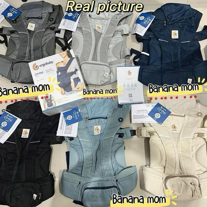 Peganz_daydo - Ergobaby omni breeze Gendongan bayi kualitas MIRROR Mshape, Baby Carrier Hipseat, Gen