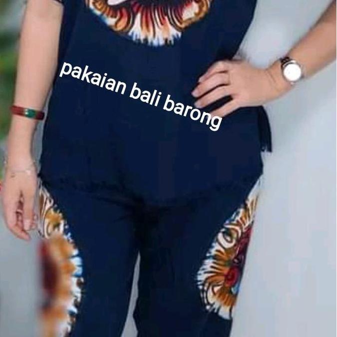Setgirl- Setelan Baju Bali Barong Lukis Size S, M, L, Xl, Xxl , Xxxl Celana Panjang ,Nyaman Dipakai