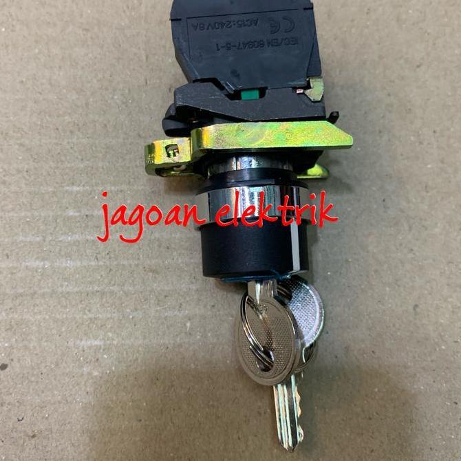 SELECTOR SWITCH KEY 22 MM 2 POSISI FORT LAY4-BG21 PROMO