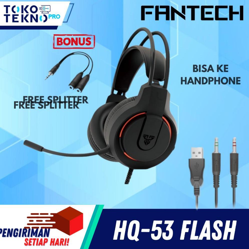 CUCI GUDANG Fantech HQ53 Flash Lightweight Wired Gaming Headset