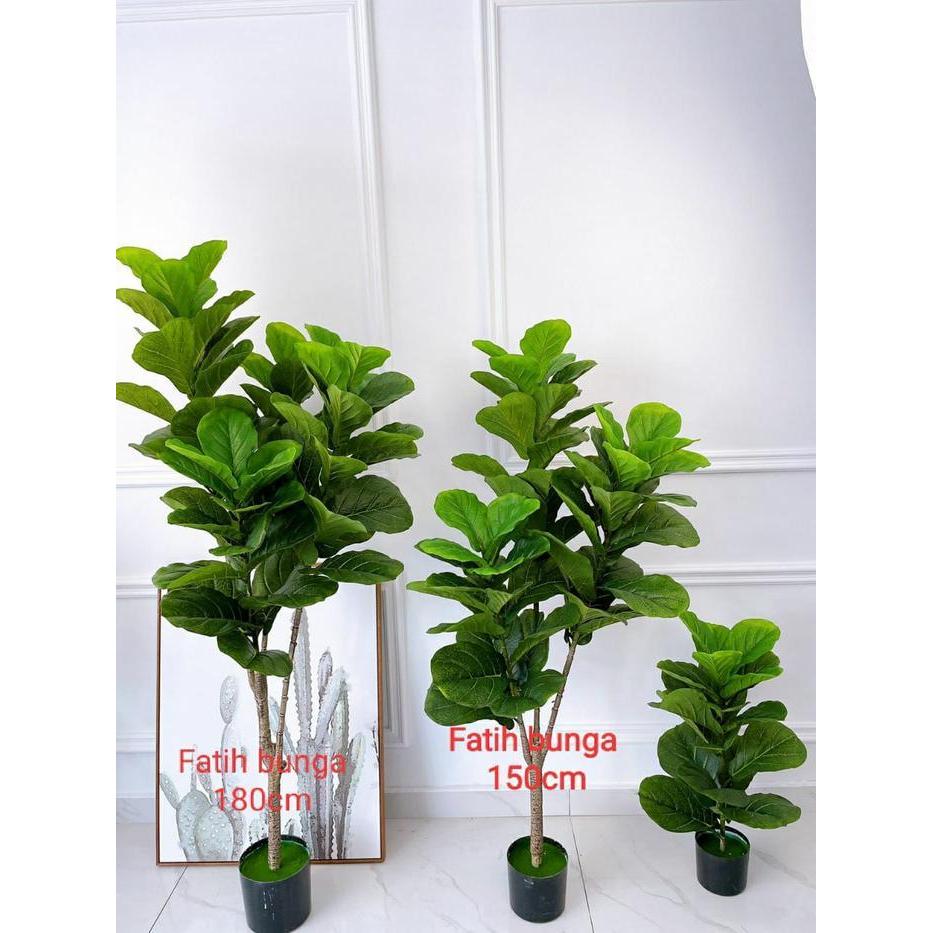 POHON KETAPANG BIOLA/KETAPANG ARTIFICIAL/BUNGA HIAS/TANAMAN HIAS/150CM