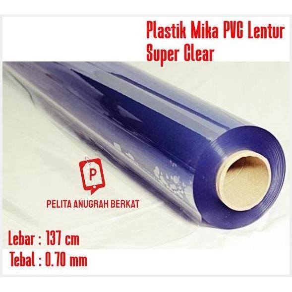 Pacnpac- Plastik Mika Lentur Bening Clear Import Korea Tebal 2Mm / Mika Bahan Penutup Ventilasi Mete