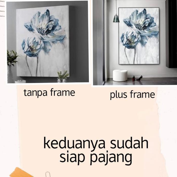 lukisan ikan koi fengshui / lukisan dinding / lukisan modern