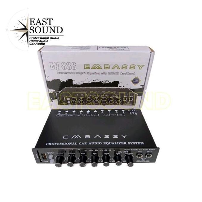 Parametrik Equaliser Embassy Parametric digital embassy eq 888 bluetoth usb