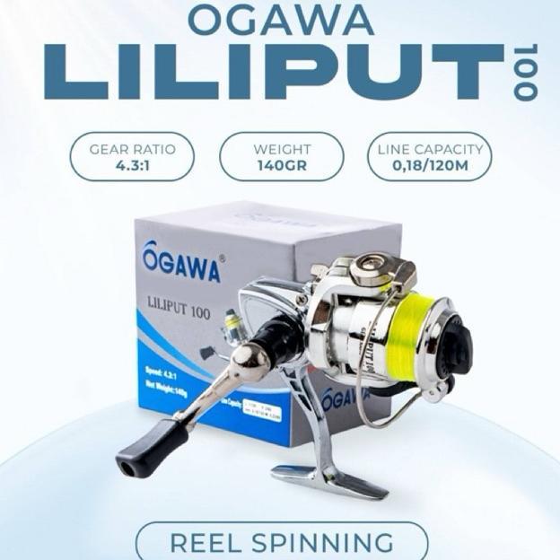 BESTPROMO REEL MINI OGAWA LILIPUT 100 SPINNING METAL