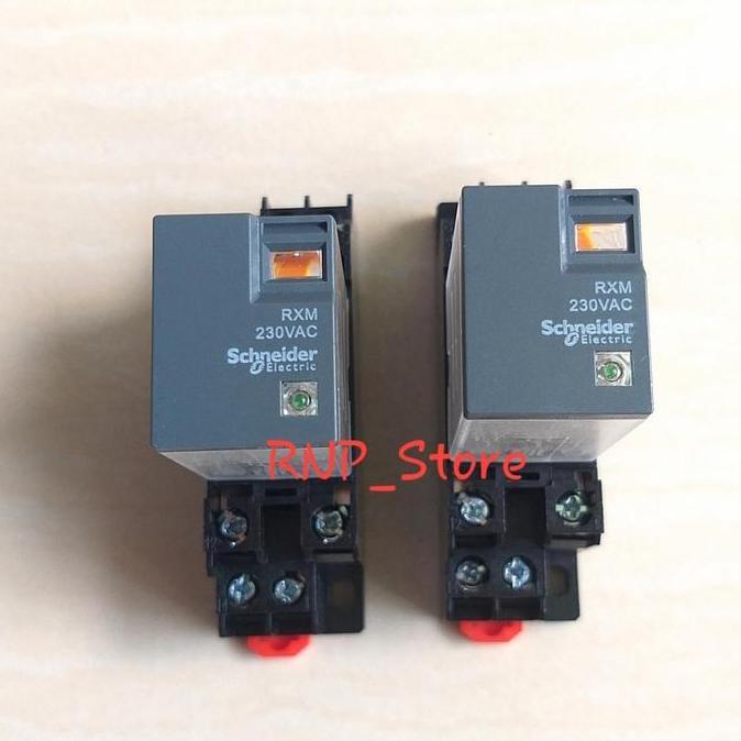 Relay Schneider Rxm 230Vac Ready Stock