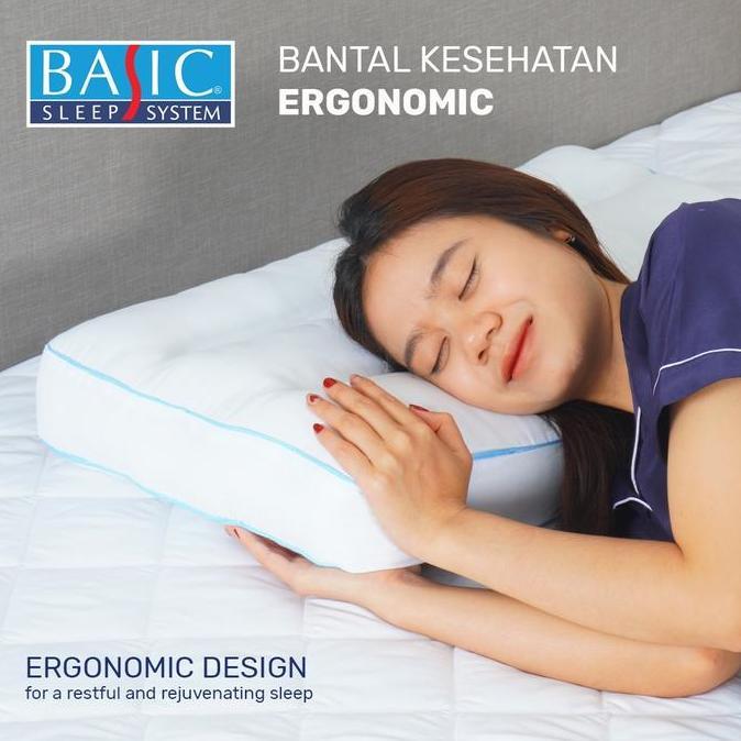 BASIC Springbed Bantal Kesehatan Ergonomic