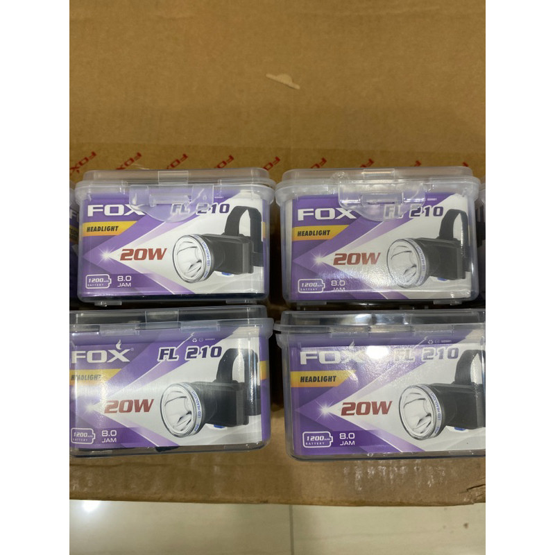 Senter Kepala Fox Fl 210 20W New