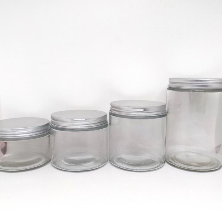 Termurah Toples Lebaran Jar Kaca Kecil Besar Toples Hermetico Toples Puding Kue Snack Bening Tutup A