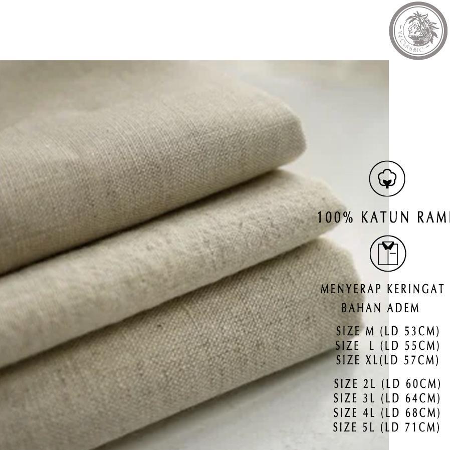 PIONIGARA V4 CLASSIC DARKMAN M L XL 2L 3L 4L 5L - KEMEJA KOKO PRIA KATUN RAMI JUMBO BIG SIZE POLOS L