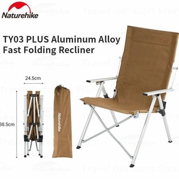 Terlaris Kursi Lipat Naturehike Cnh22Ju059 - Dark Coffee