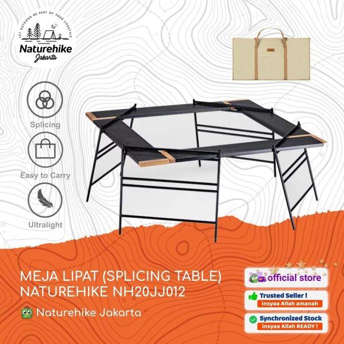 Terlaris Meja Lipat Naturehike Nh20Jj012 Camping Outdoor Portable Rak Susun Bbq
