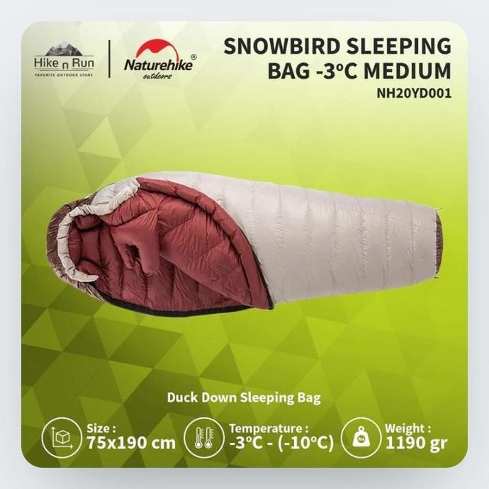 Terlaris Sleeping Bag Naturehike Nh20Yd001 Snowbird