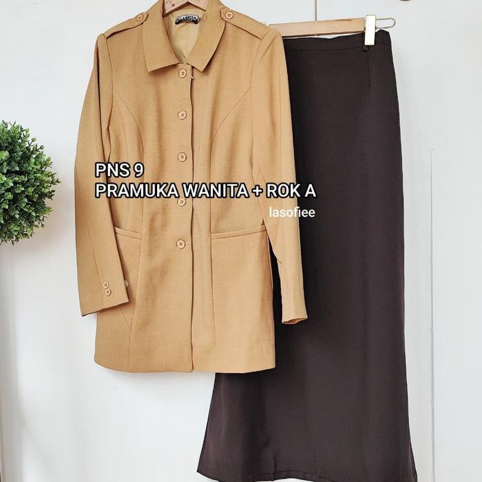 Bisa Cod - Lasofiee 18 -Setelan Seragam Pemda /Seragam Guru/Pns/Perawat/Pramuka/Gamis Pemda - Bahan 