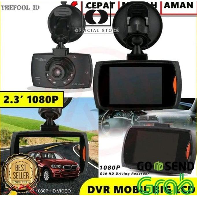 DERTY Dash Cam Dashcam Dashboard CCTV DVR kamera Camera Mobil TF