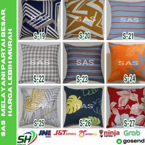 sarung bantal sofa/kursi/cushion 55x55