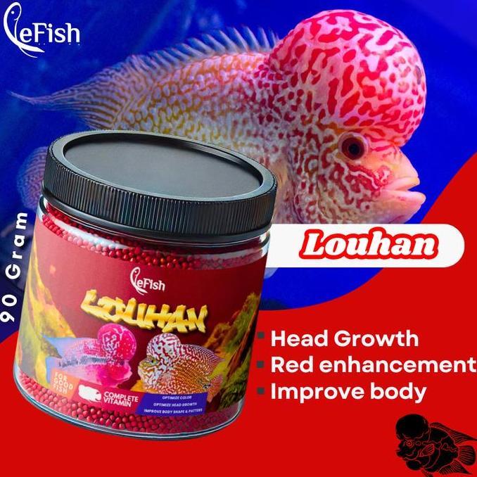 Sakana- Louhan Le Fish - Pelet Louhan Jenong Dan Warna Dengan Spirulina Charophyll