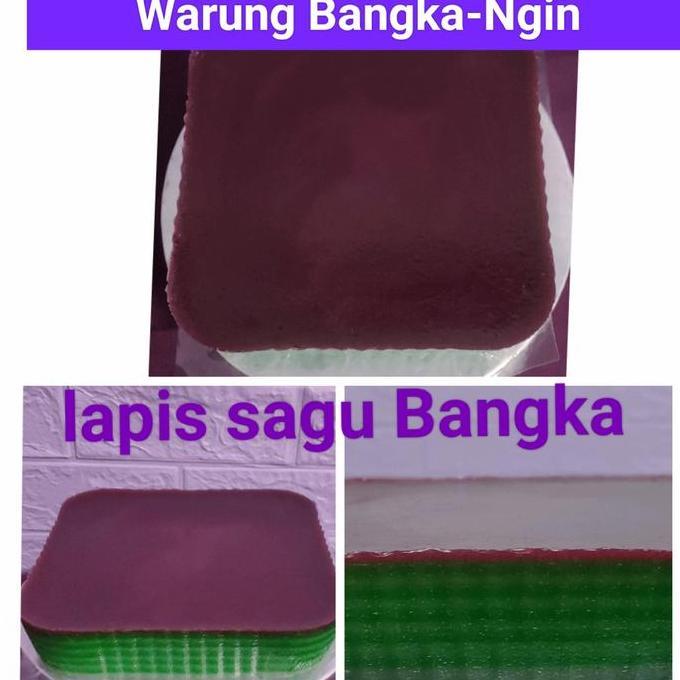 KUE LAPIS SAGU BANGKA (TEKSTUR KENYAL)