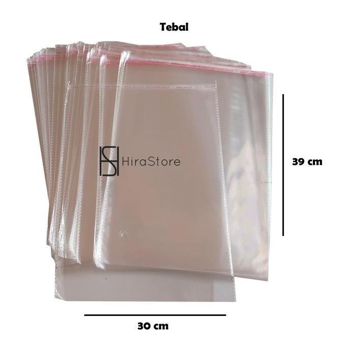 Iyakirim- Plastik Opp Baju 30X39 Tebal/ Plastik Baju / Plastik Seal Lem Kemasan
