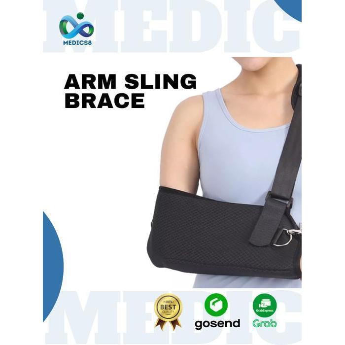Arm Sling Brace  Arm Sling Penyangga Lengan  Gendongan Tangan - L