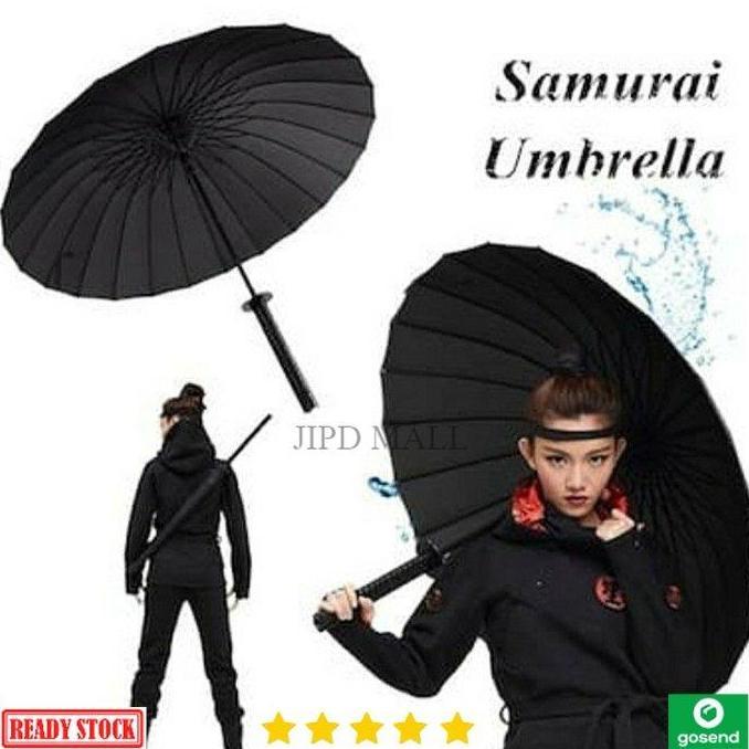 Payung Samurai Jepang Unik Samurai Umbrella Katana Kuat Berkualitas