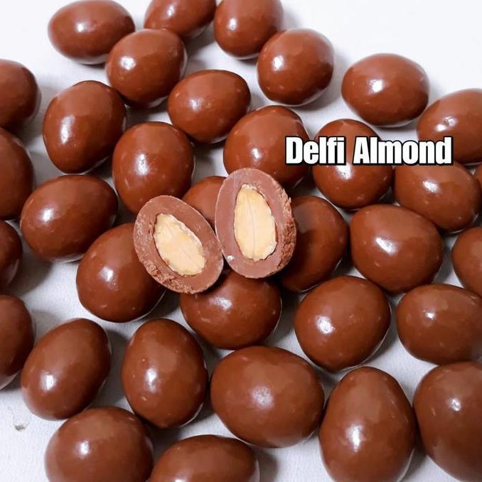 COKLAT DELFI 1Kg -coklat kiloan- parcel coklat- Almond Chocolate Food Cokelat Snacks AS