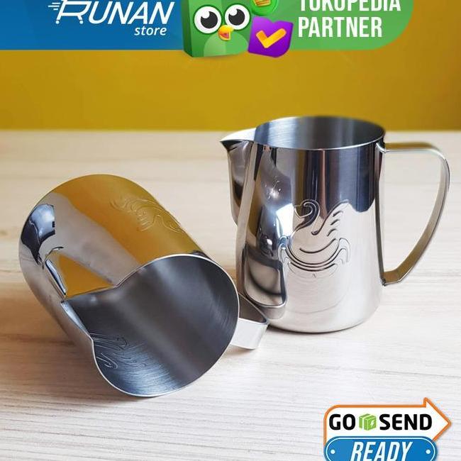 Milk Jug Lancip 600Ml Jug Susu Lancip Barista Not Jibbi Jug White