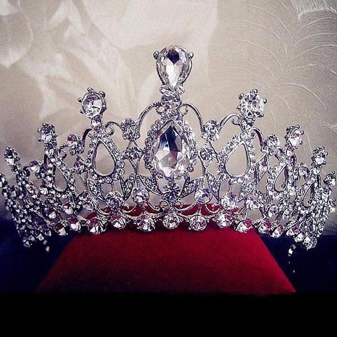 Mahkota Tiara - Aksesoris pengantin wanita - Mahkota Hijab simpel NS