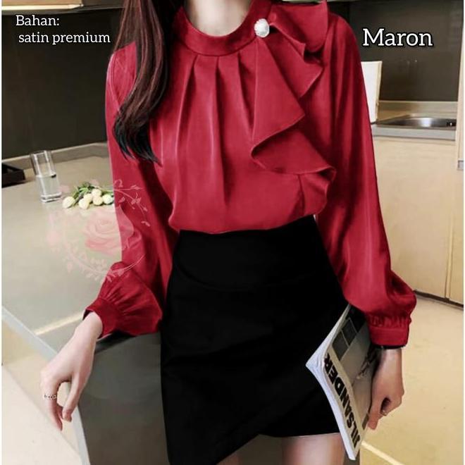 Blouse Jonka Bahan Blouse Jonka Bahan Satin Premium/ Wanita