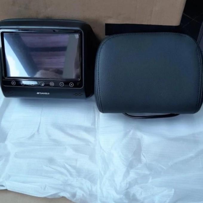 Tv Headrest mobil merek SANSUI SA-HM802 TV JOK MOBIL