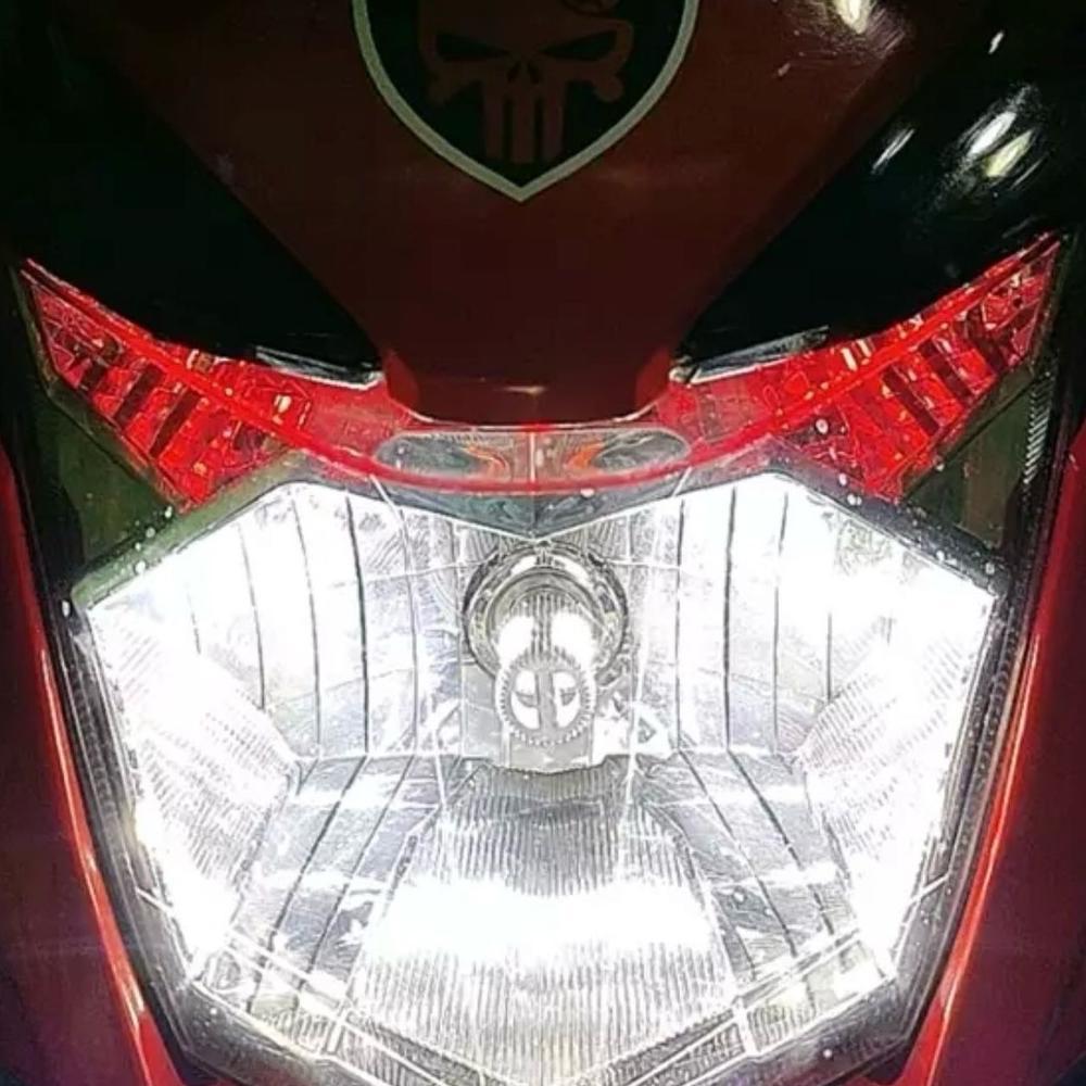 HOT DEALS ORIGINAL 100% Lampu depan LED philips m5 Lampu Depan Motor LED PHILIPS 2 Sisi Arus Wajib D