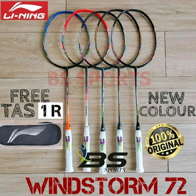 RAKET BADMINTON RAKET LINING WINDSTORM 72 ORIGINAL