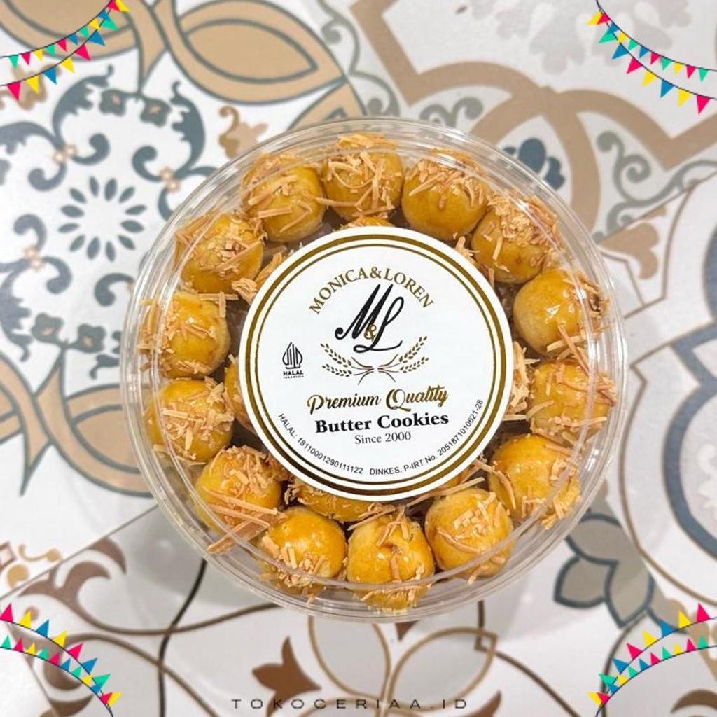 Promo Kue Kering Lebaran Monica & Loren Toples Satuan 500 Gram Kue Kering Premium Monica Loren Baker