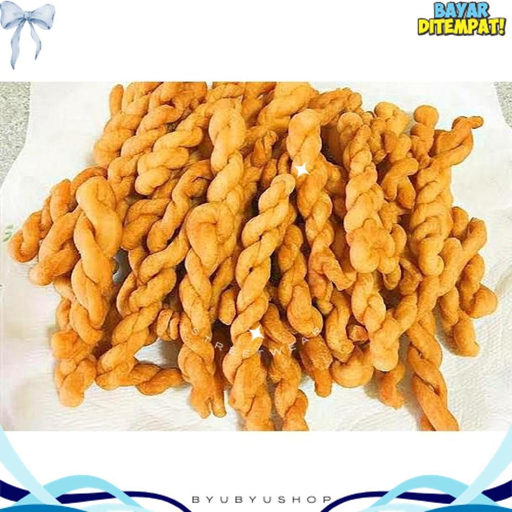 Berkualitas 1Kg Kue Tambang Manis Kue Tambang Untir Kue Tambang Banjarmasin Kue Lebaran Kue Jadul Ku