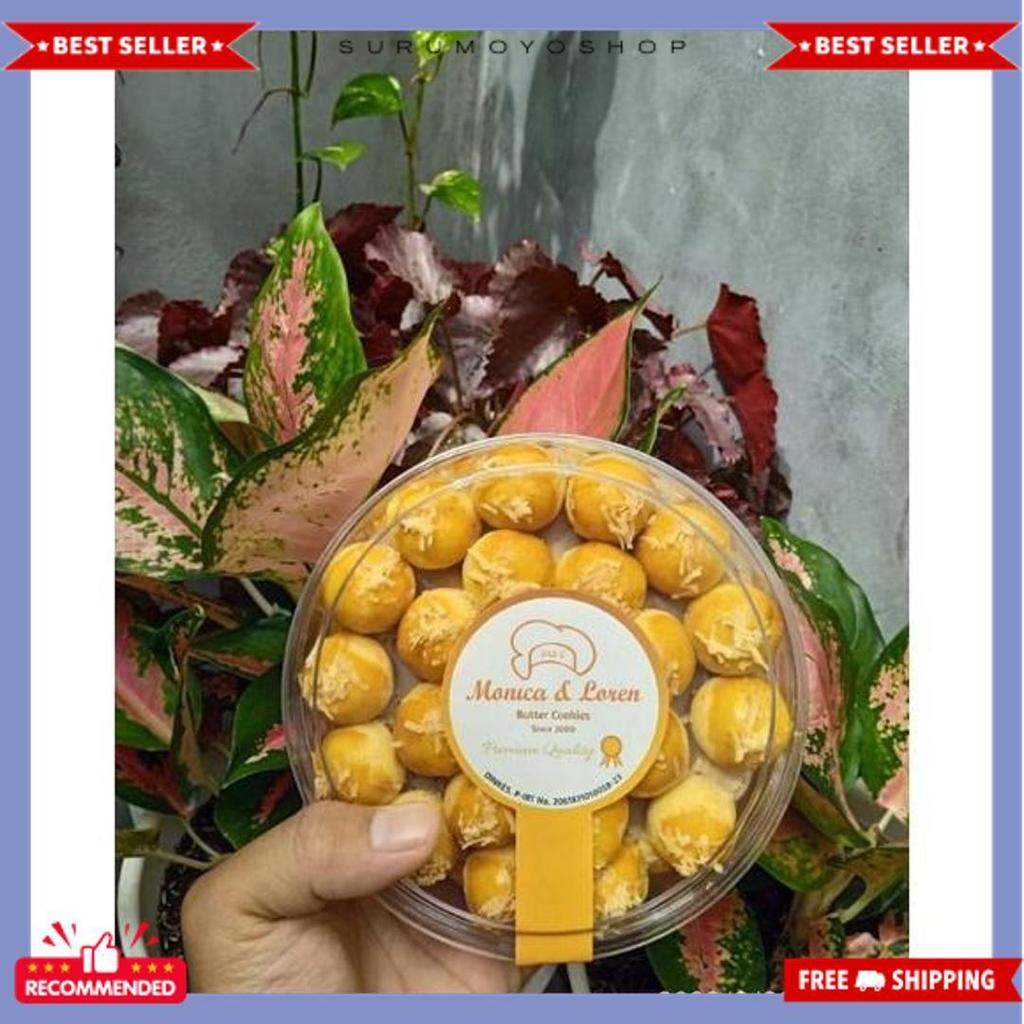 Diskon Kue Kering Monica & Loren Kuker Monica & Loren - Monica & Loren Murah Enak Berkualitas Toples