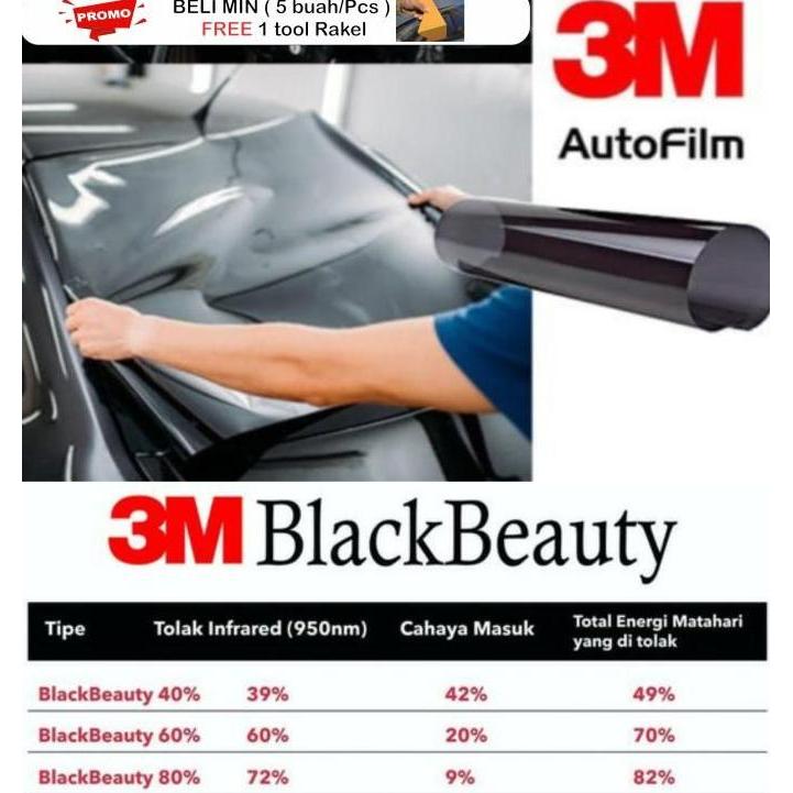 Kaca film 3M Black beauty