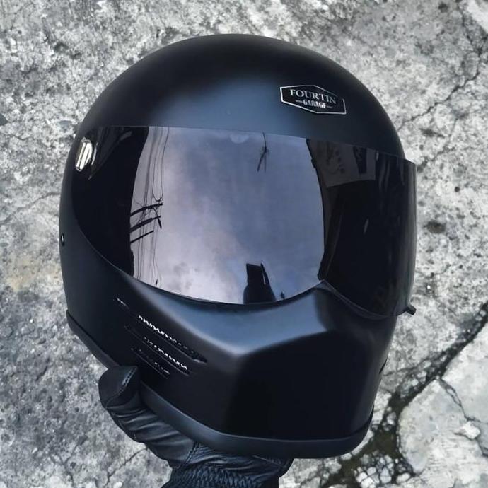 Helm Custom Classic SIMPSON BANDIT STREET STIG Retro Vintage Klasik