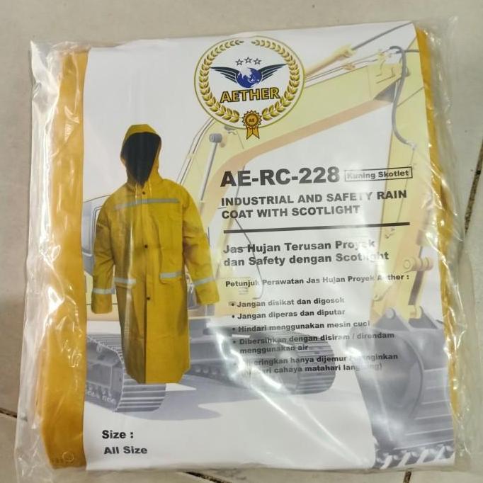 Jas hujan Ponco proyek AETHER