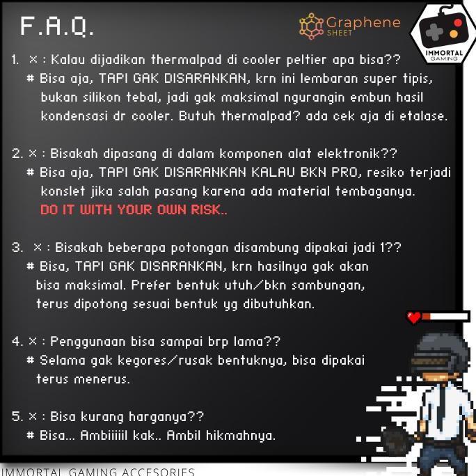 [IM] Graphene Copper Sheet Thermal Stiker Graphite Heatsink Thermalpad